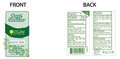 Main Label (Origem Aloe 2oz Label)